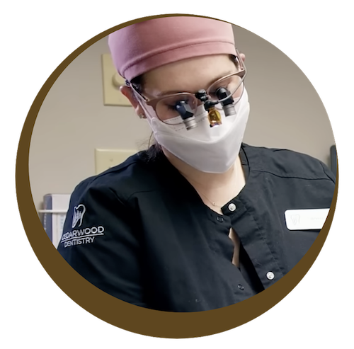 Joslyn Wolberg, dental hygienist at Cedarwood Dentistry