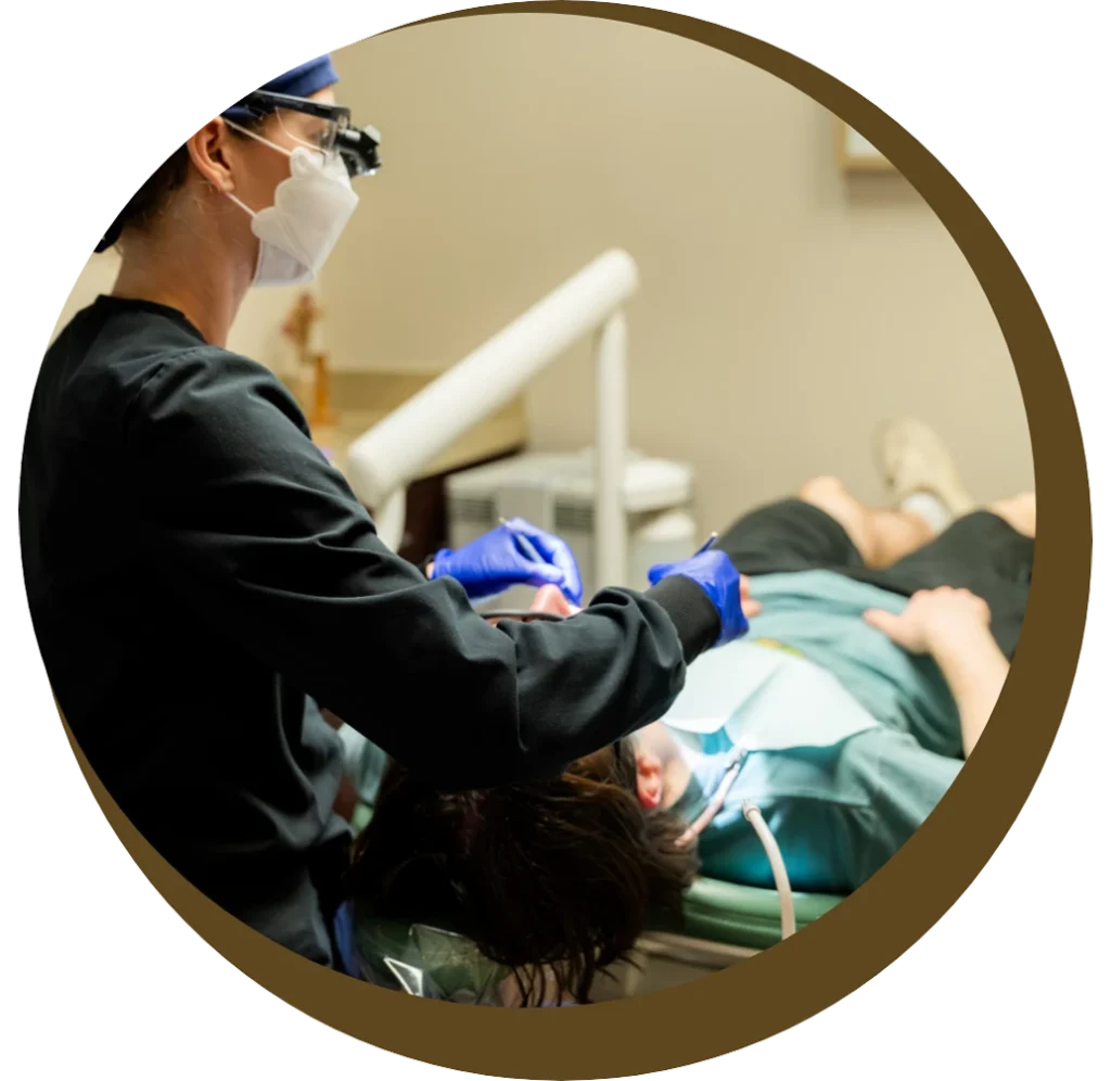 Dental cleaning at Cedarwood Dentistry in Midlothian